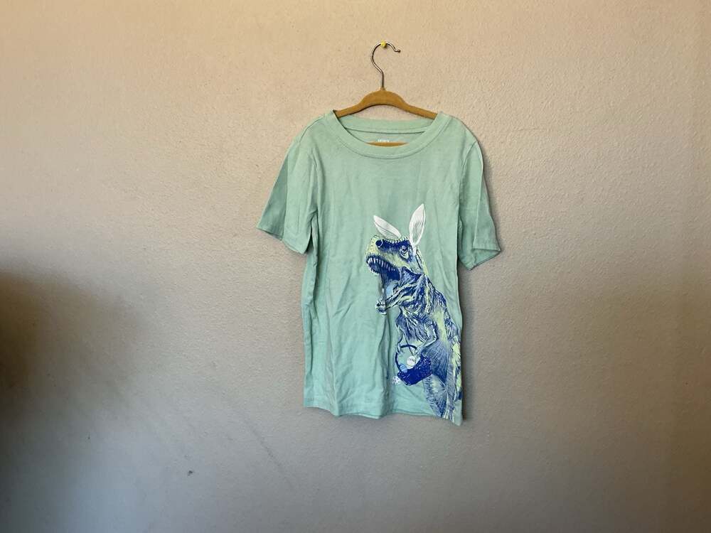 Carter's Boys Dinosaur with Bunny Ears Graphic Short Sleeve T-Shirt